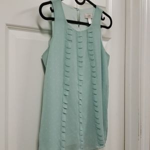 Loft Petite Polka-dot shirt
